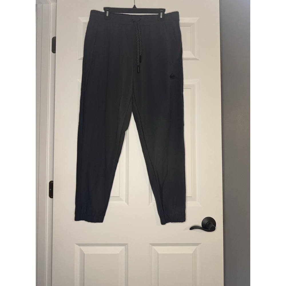 Quiksilver Men's Athletic Joggers Gray Large Regular Fit